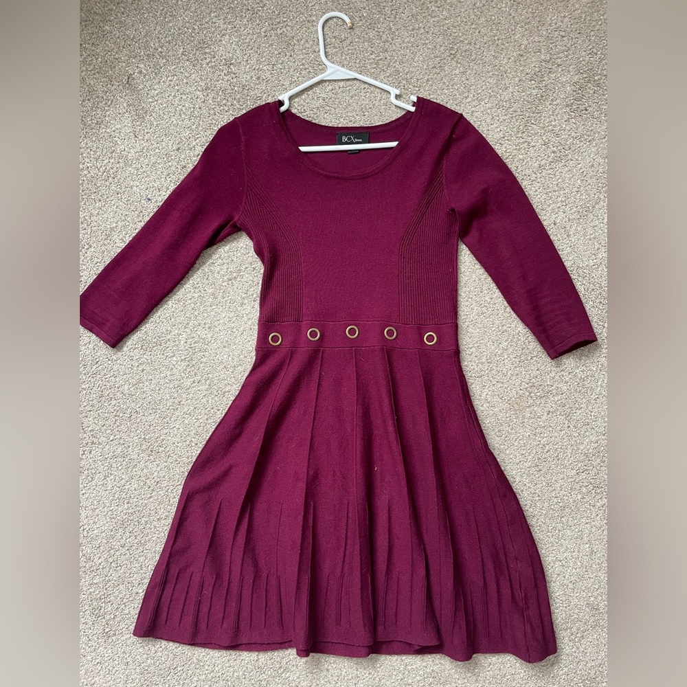 BCX knitted mini dress.